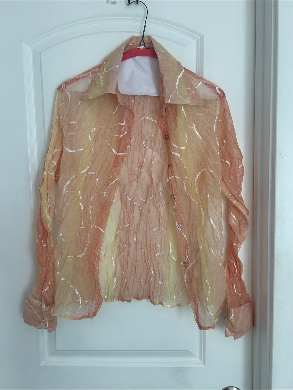 Sheer Button Up